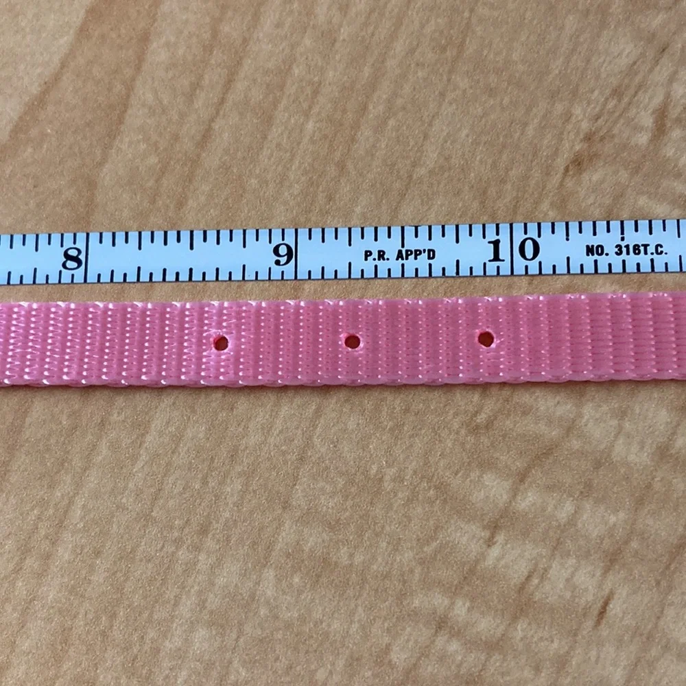 Pink rhinestones 12 dog cat collar 8.5” - 10” NWOT teacup or puppy sized x-small